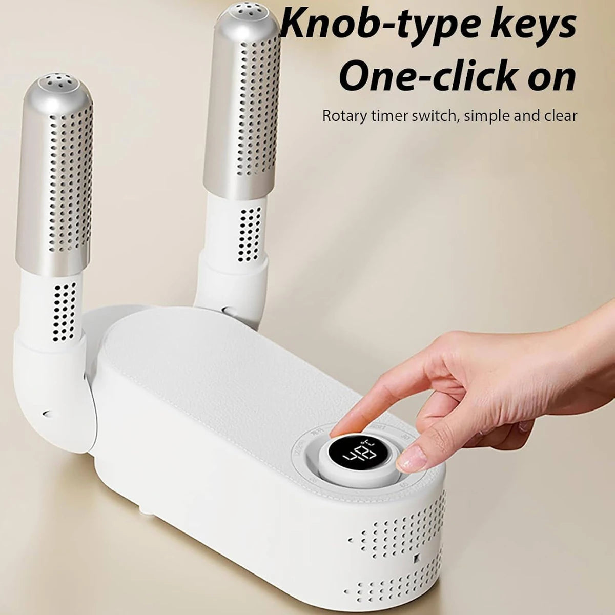 Electric Shoe & Boot Dryer with Extendable Arms
