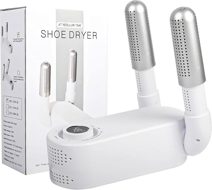 Electric Shoe & Boot Dryer with Extendable Arms